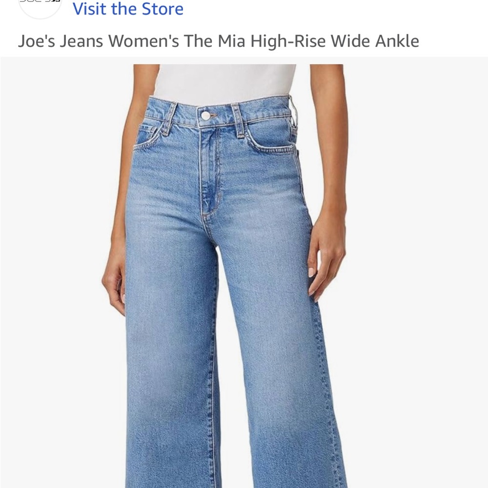 Joe's Jeans Light Blue Wide Leg Denim